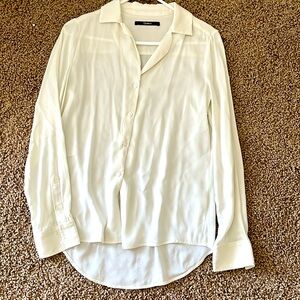 Quince washable silk blouse. Worn once. Size XS